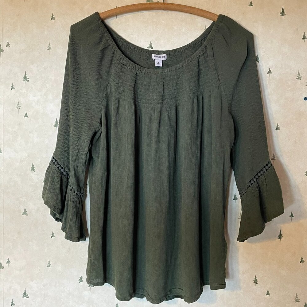 Westport Green Women's 3/4 Sleeve Blouse